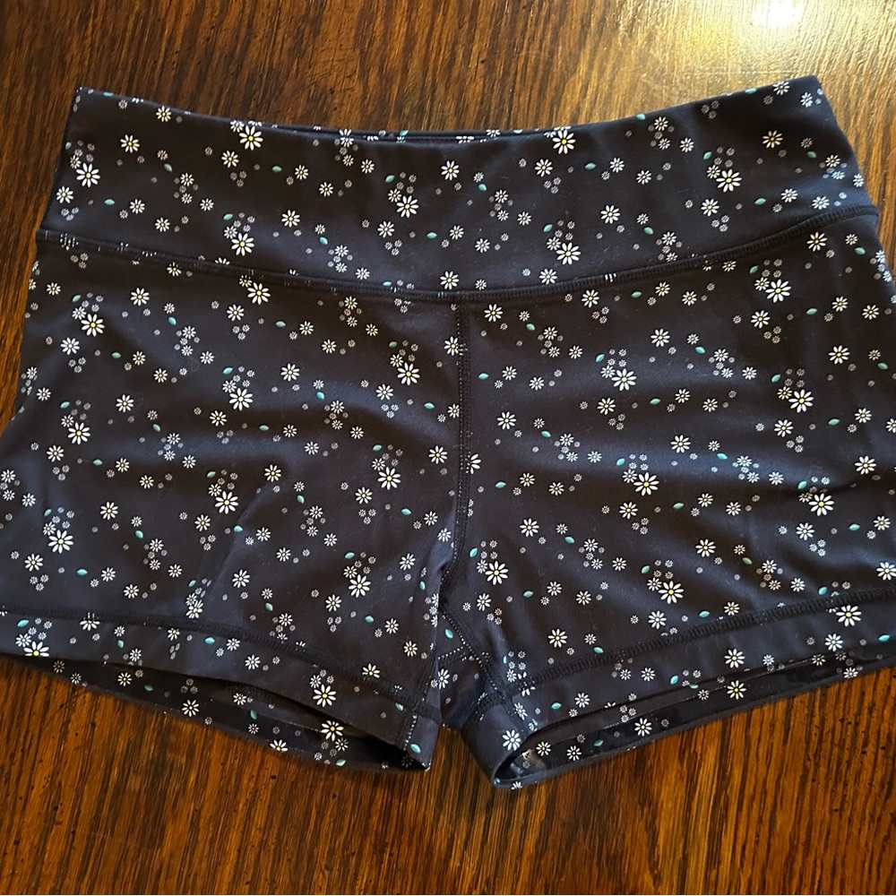 Floral Patterned Athletic Shorts
